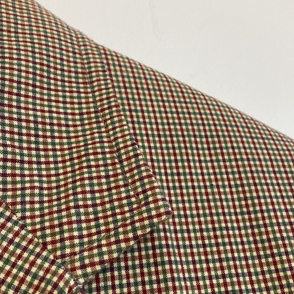 Brooks Brothers Sport Coat Mens 39S Tan Red Green Check Blazer Made in USA - Picture 6 of 15